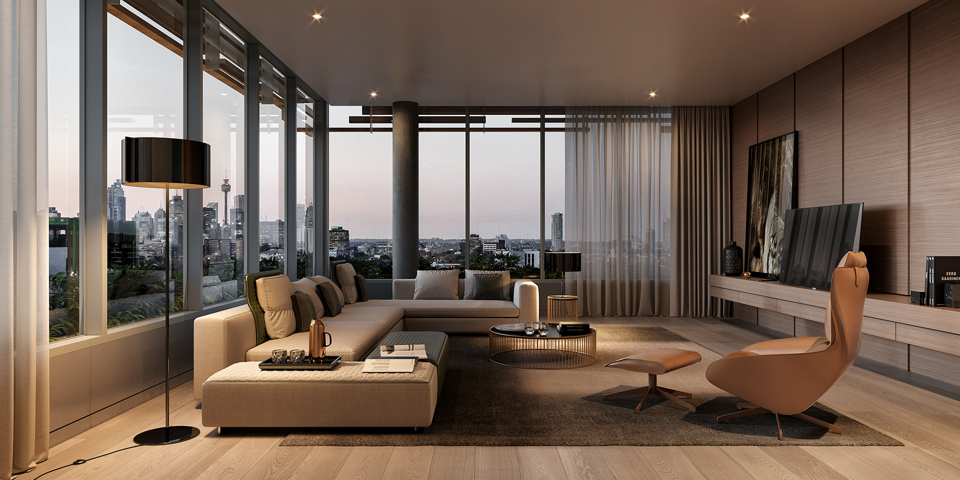 Cho thuê Penthouse 180m2 đẹp nhất tại KĐT Mỹ Hưng Cienco 5