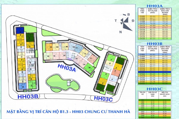 BÁN CHUNG CƯ THANH HÀ HH03
