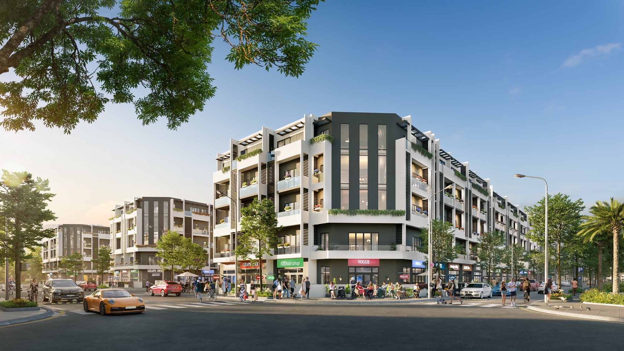 Chuyển nhượng nhà phố shophouse khu A Thanh Hà Cienco 5, hướng chính Nam, không gian thoáng