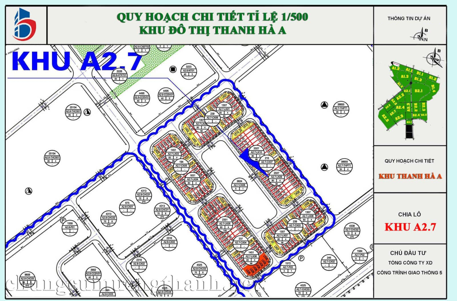 Khu A Thanh Hà  /  Bán biệt thự khu A 2.7