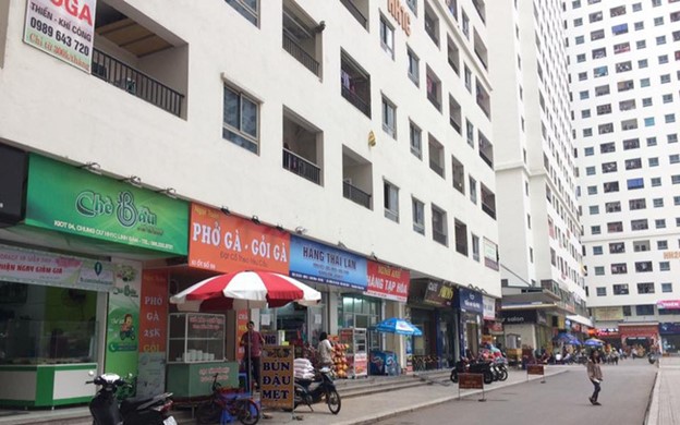 Hình ảnh thực tế Ki ốt tại KĐT Thanh Hà