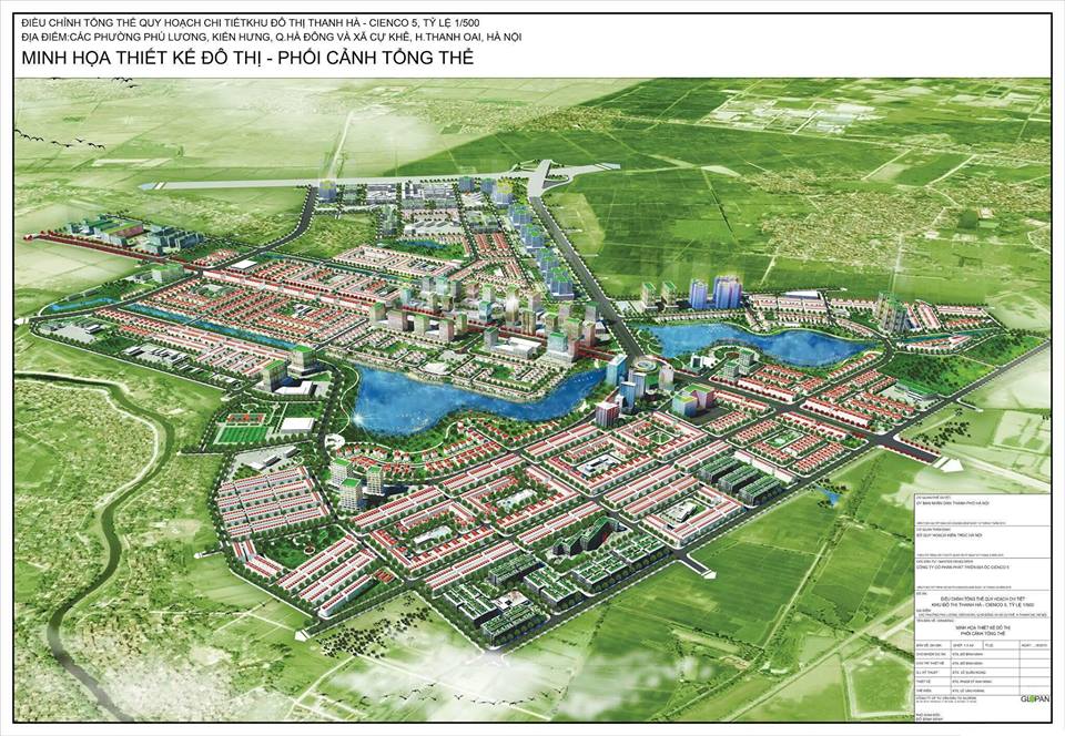 Mặt bằng thiết kế dự án Thanh Hà Cienco 5